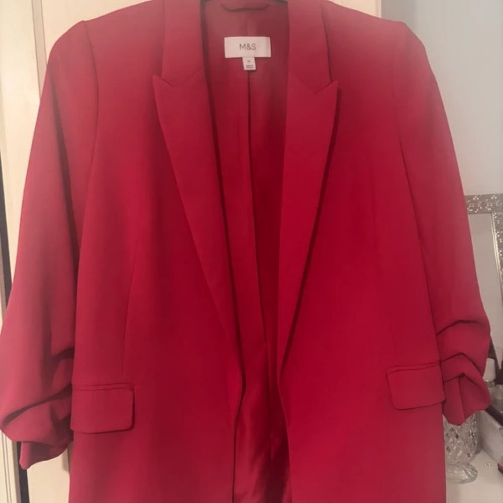 Marks & Spencer Bold Red Blazer